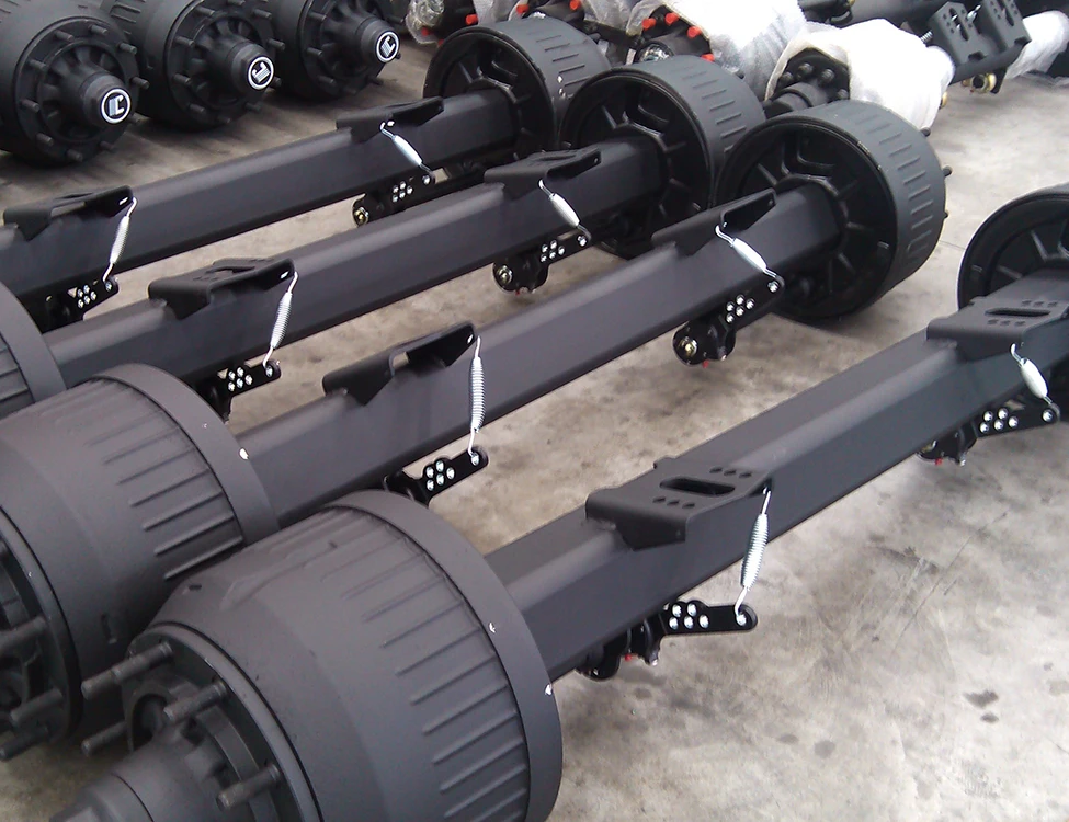 China Trailer Parts Manufacture 12ton German Type Axle For Semi-trailer