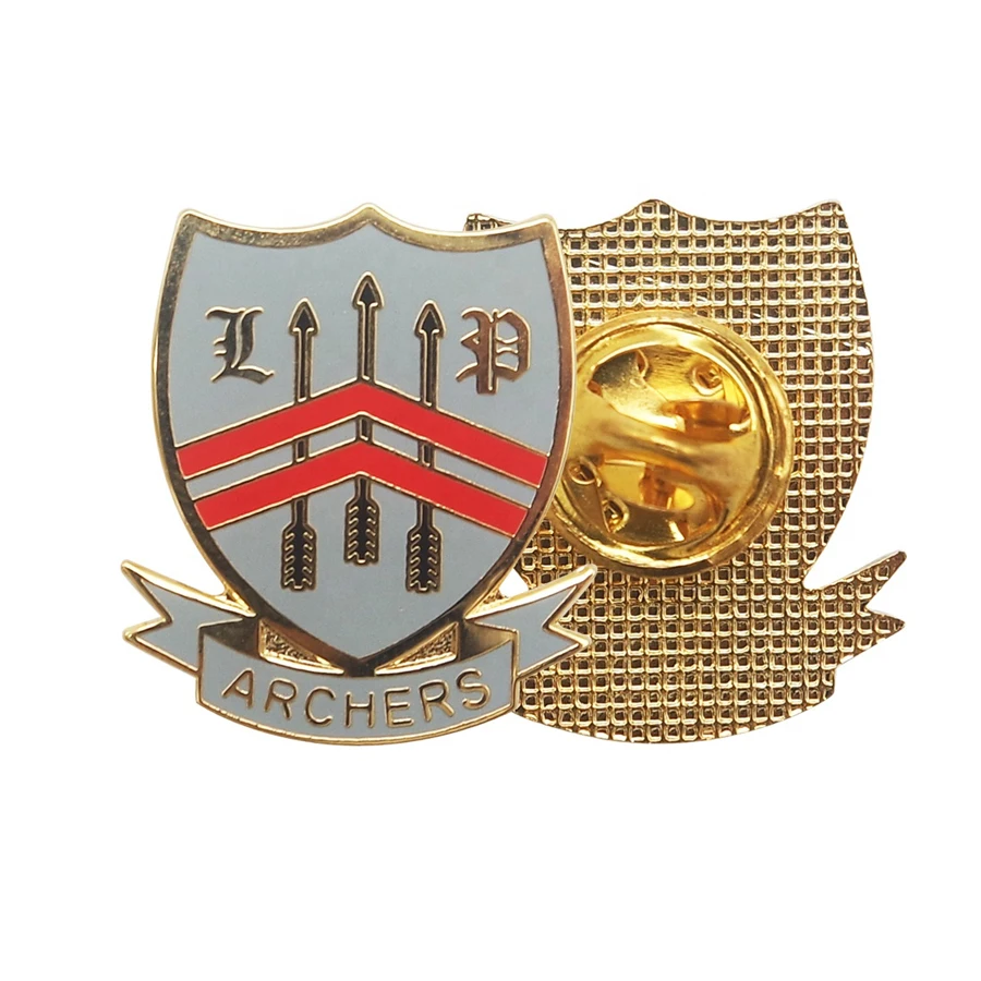 Custom shape hard enamel lapel pin make your own design metal pin