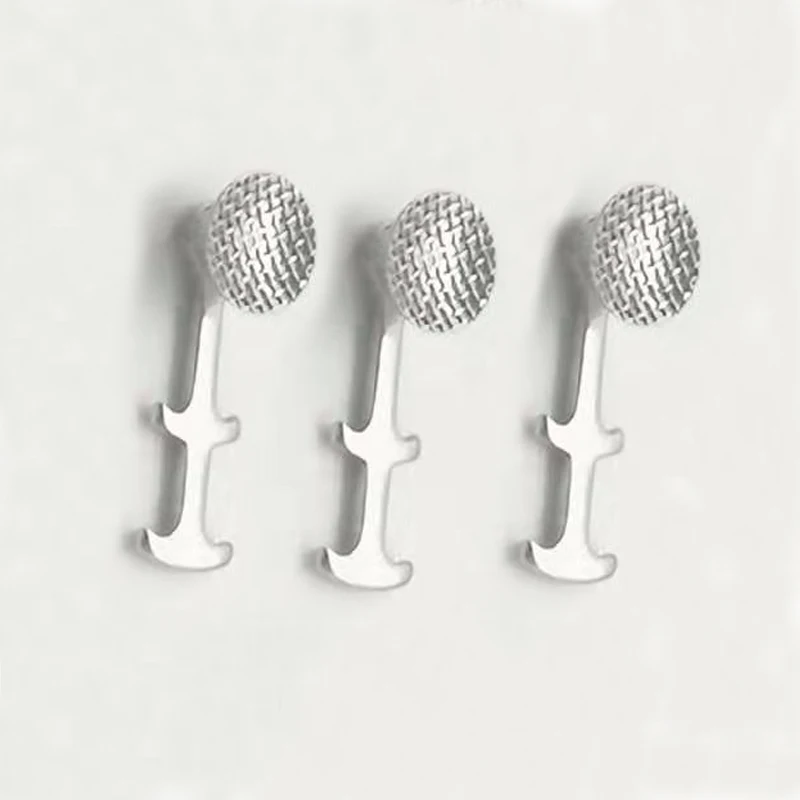 Стоматологические Ортодонтические двойные крючки из нержавеющей стали, языковые кнопки