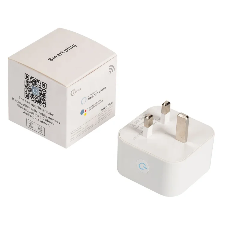 Оптовая продажа, китайский производитель, простая модная Беспроводная электрическая вилка с интеллектуальным управлением и Wi-Fi на 10 А