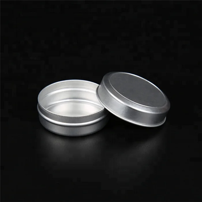 
30g 35g 50g 100g 120g 150g 200g empty cosmetic cream aluminum jar with screw clamp Aluminum Tin Jar With Lid for hand face cream 