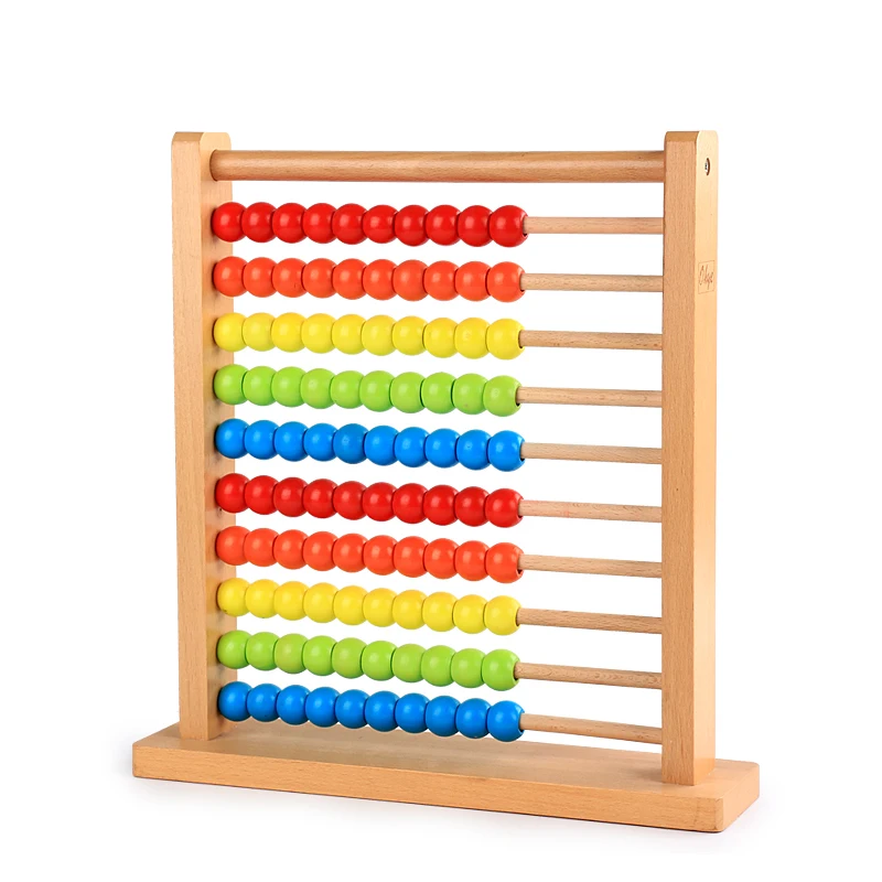 Wooden Maths Educational Toy Of Rainbow Abacus Montessori Abacus Learning To Count Numbers For Early Education Teaching Maths