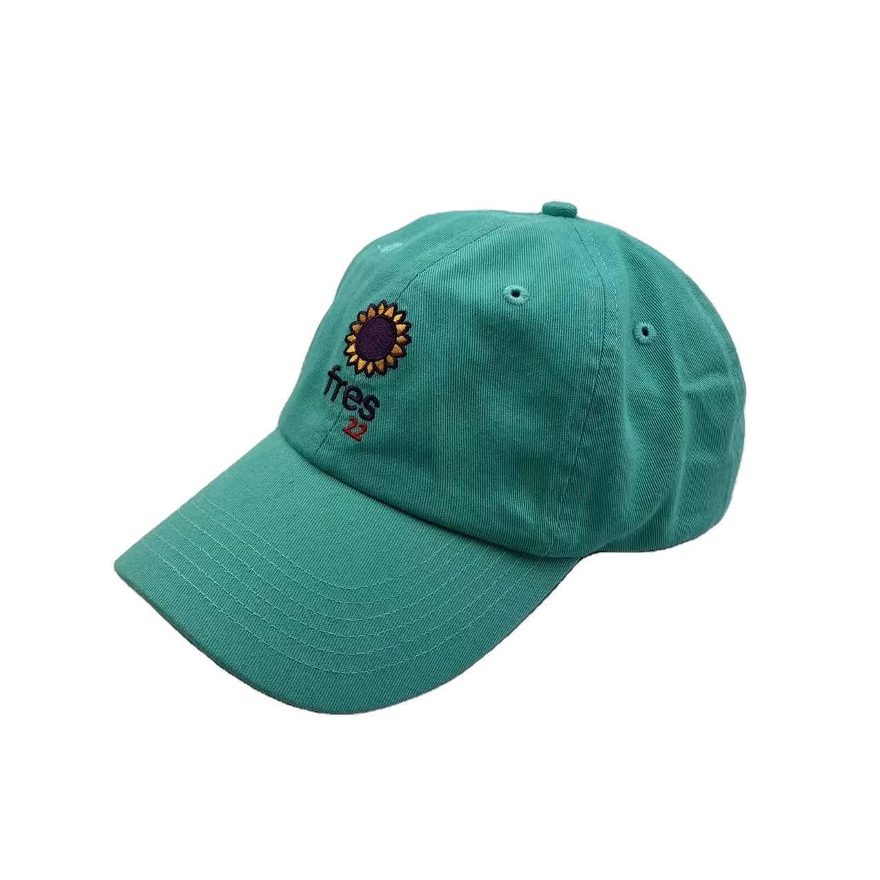 Custom gorras NY baseball cap 100% cotton embroidery washed sports caps promotional unconstructed dad hat cap