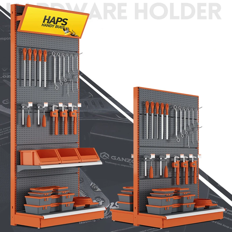 Новый дизайн, металлическая полка для супермаркета с круглой полкой