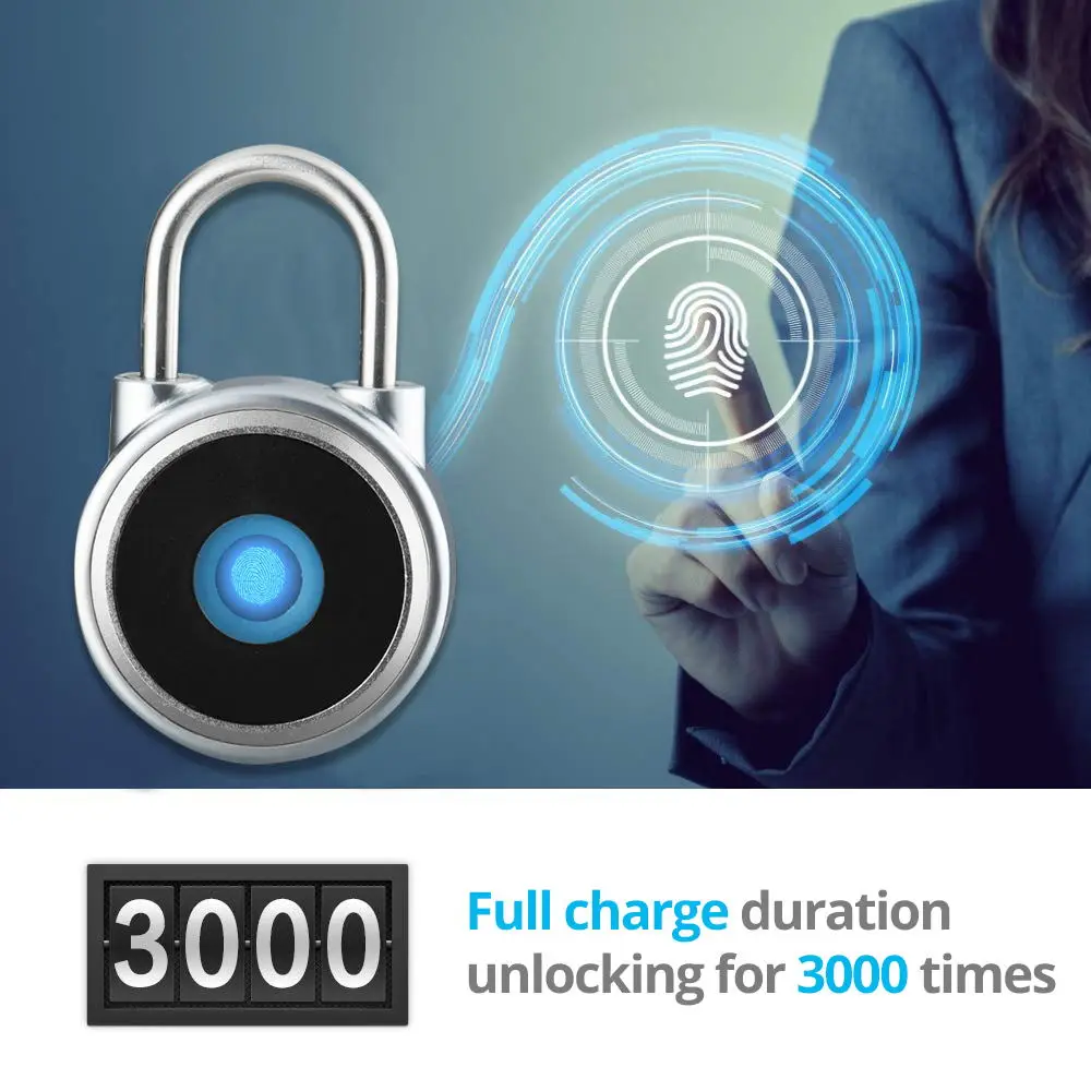 JWM digital safe locks electronic finger print lucchetto bicicletta intelligent room keyless rechargeable fingerprint padlock