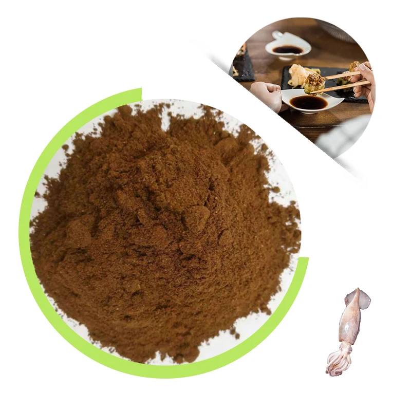 High Quality Squid Meat Seasoning Powder Chinese Factory Supply Food Grade Free Sample High Protein Flavour Agentssquid powder