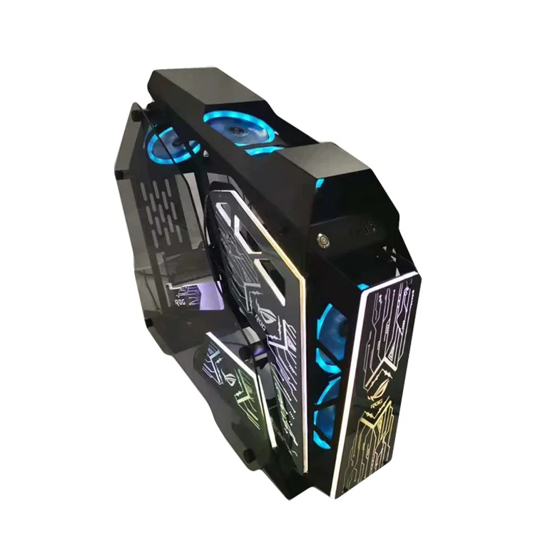 
oem big led rgb fan pc computer case 