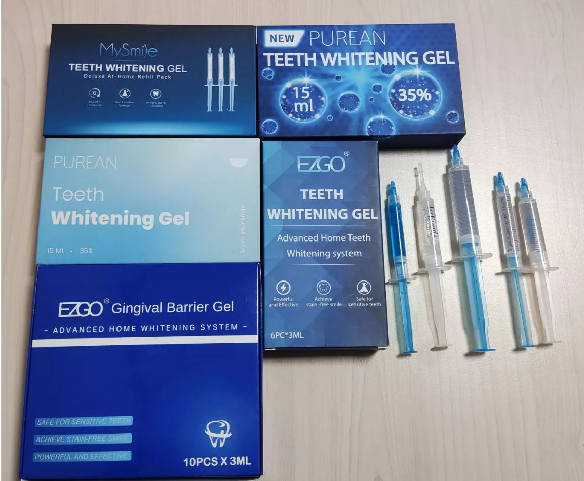 Manufacturer Cheap Wholesale Custom Carbamide Peroxide Syringe Teeth Whitening Gel