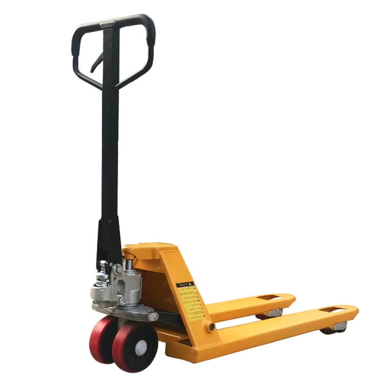 wholesale hand hydraulic pallet trucks 2ton 3ton 5ton handling equipment with nylon/rubber wheel hand pallet jacks