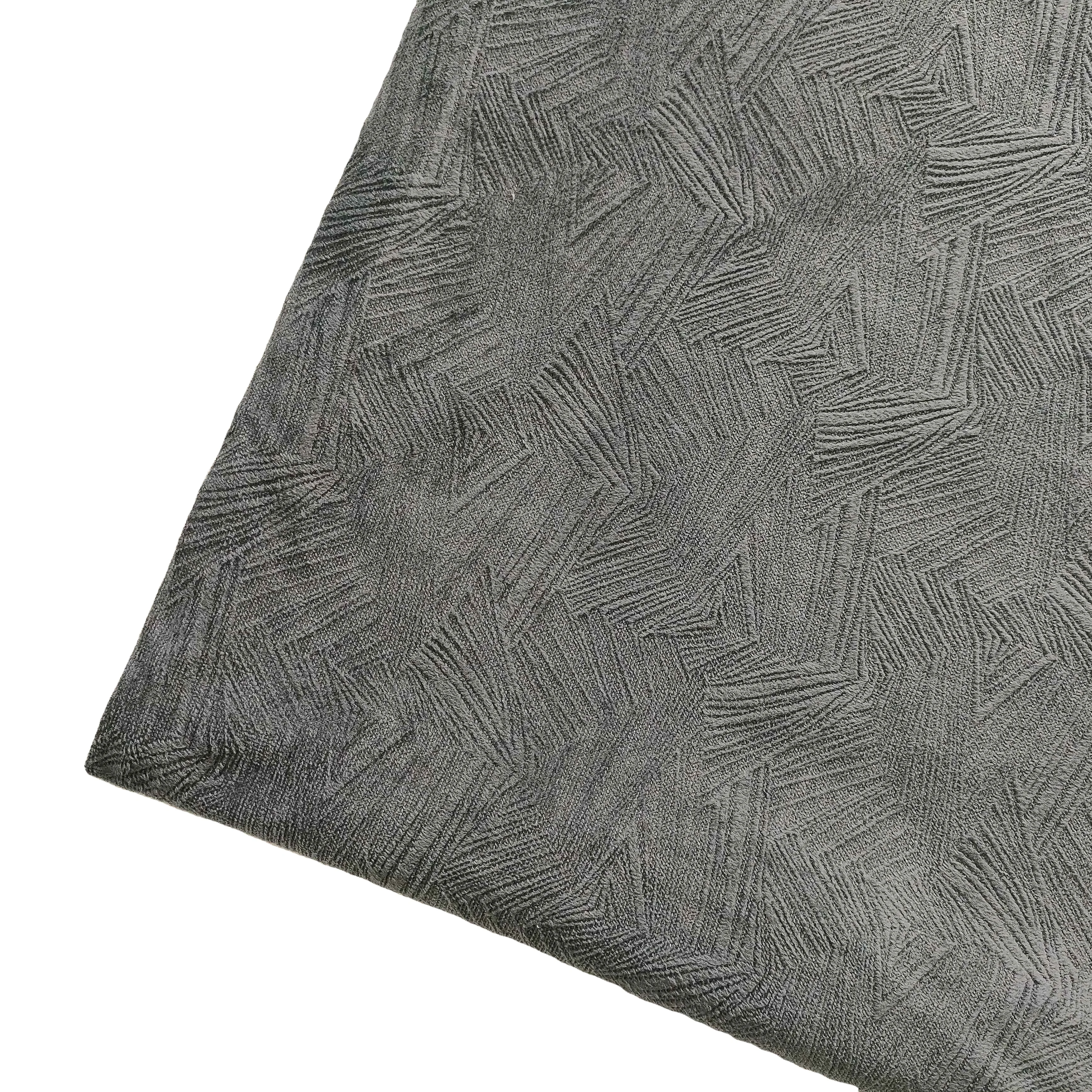 Factory Hot Sale and New Design 100% Polyester Velvet Burnout Fabric with Foam for Car Seat Cover/Sofa Cover/Bus Seat/Furniture