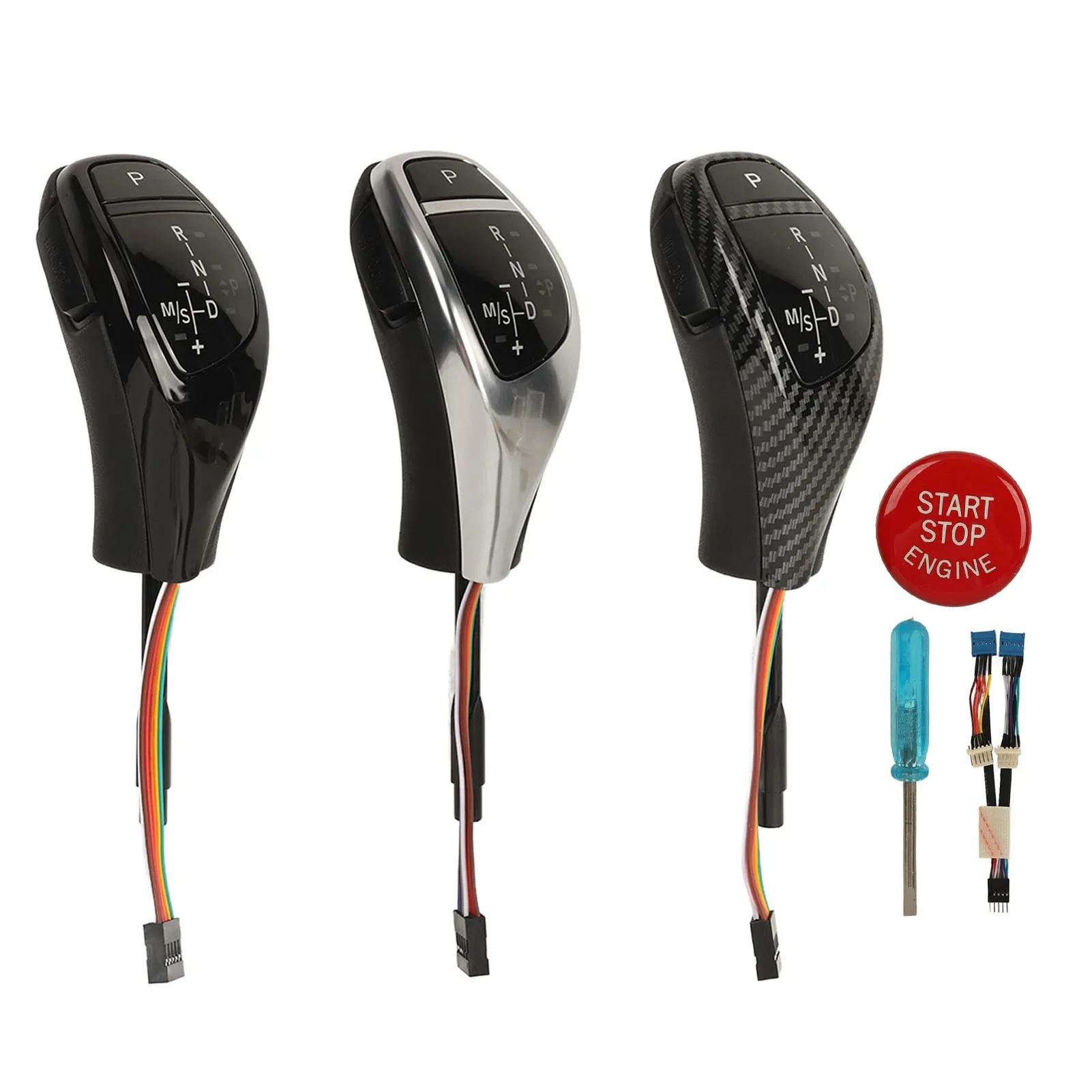 Motor LED Gear shift knob (LEFT ) for BMW 1/3/5/X1/X3/X5/Z4 Series E81 E82 E87 E88 E89 E46 E90 E91 E92 E93 E60 PRE-L E84PRE-L