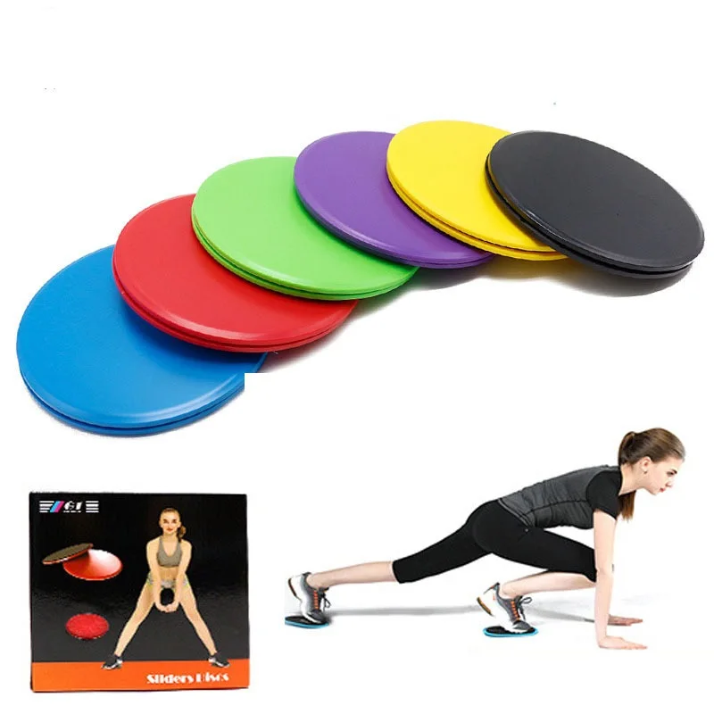 CHANGNORE 1 Pair Exercise Core Sliders Gliding Discs Slider Fitness Yoga Gym Abdominal Core Training Equipment