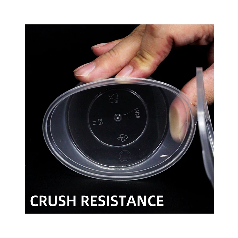 Wholesale Custom Biodegradable Sauce Plastic Cups PP Disposable Plastic Sauce Cup With Hinged Lid