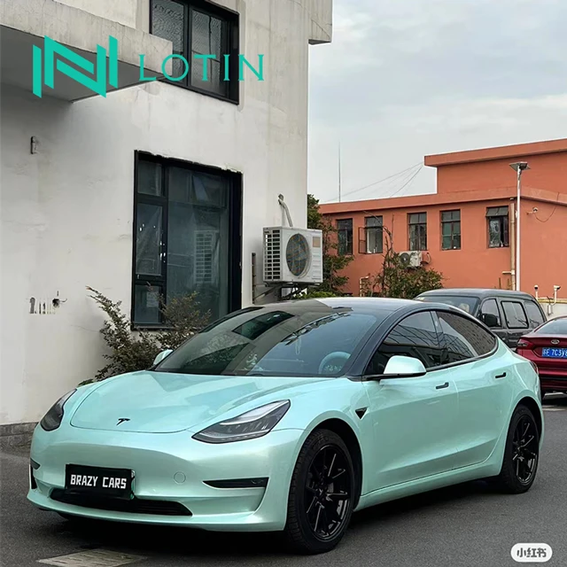 Car Body Sticker Vinyl Car Wrap Macaron Cherry Pink Color Change PVC Film