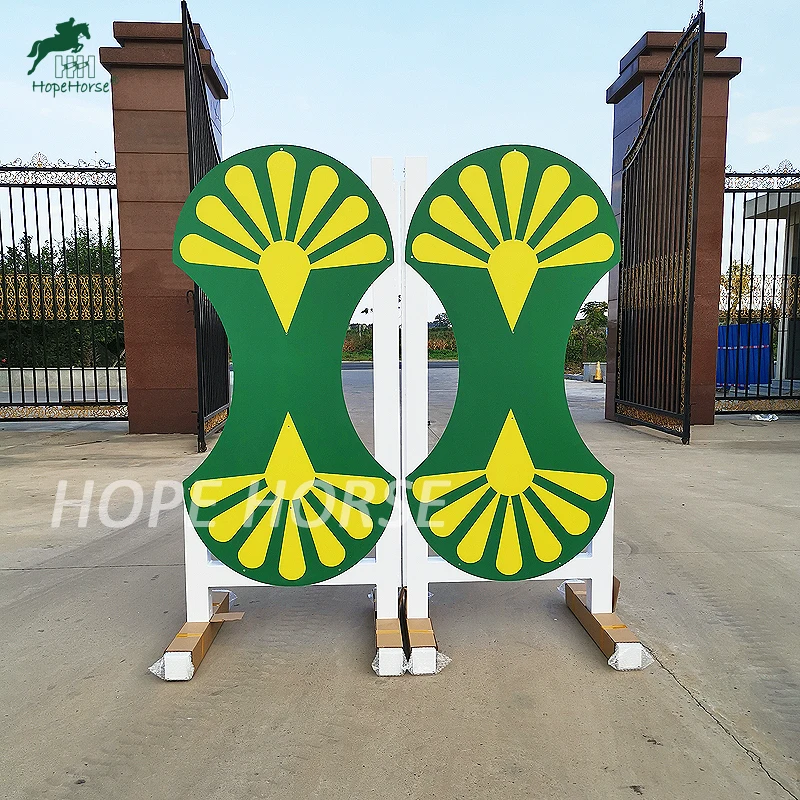 
Aluminum tubes New design jump obstacles show jump wings with strong pvc panel 