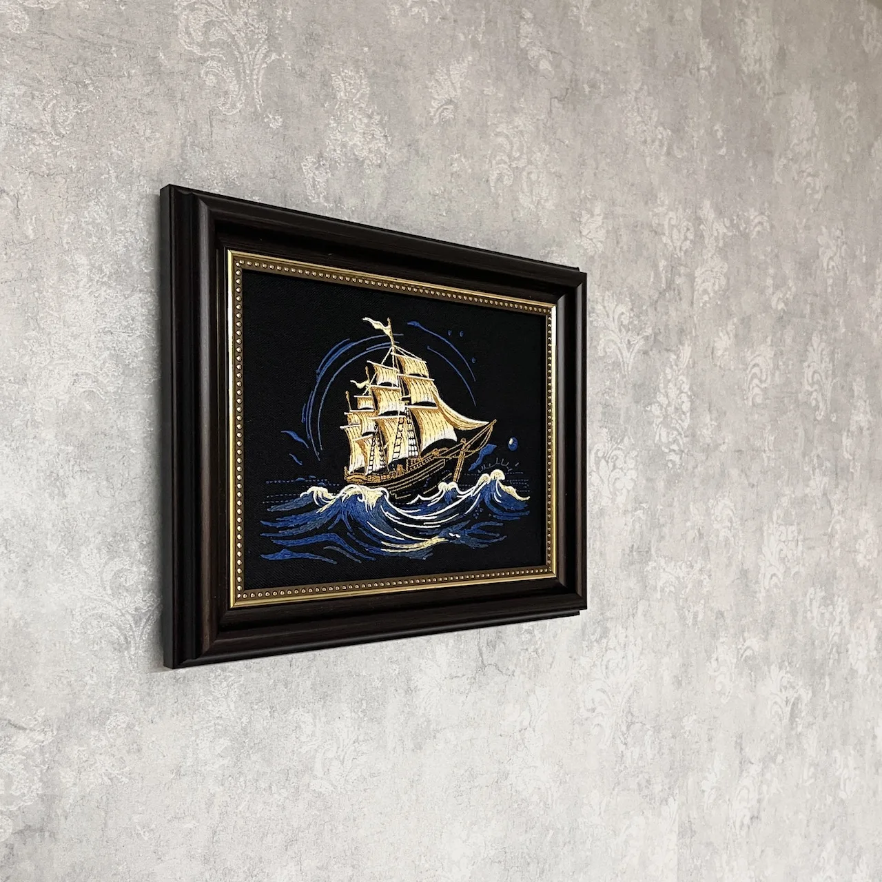 Graduation Gift Business Gift Inspirational Craft Embroidery Sailing 3D Wall Art & Table Decor Office & Home Decor & Accessory