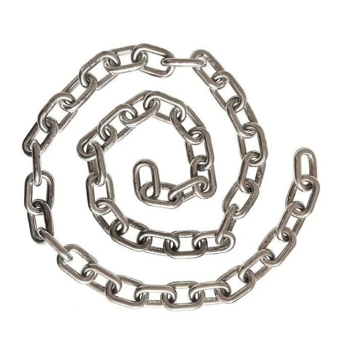 304/316 Stainless Steel High Polished DIN 766 CE Anchor Chain for Boat Parts