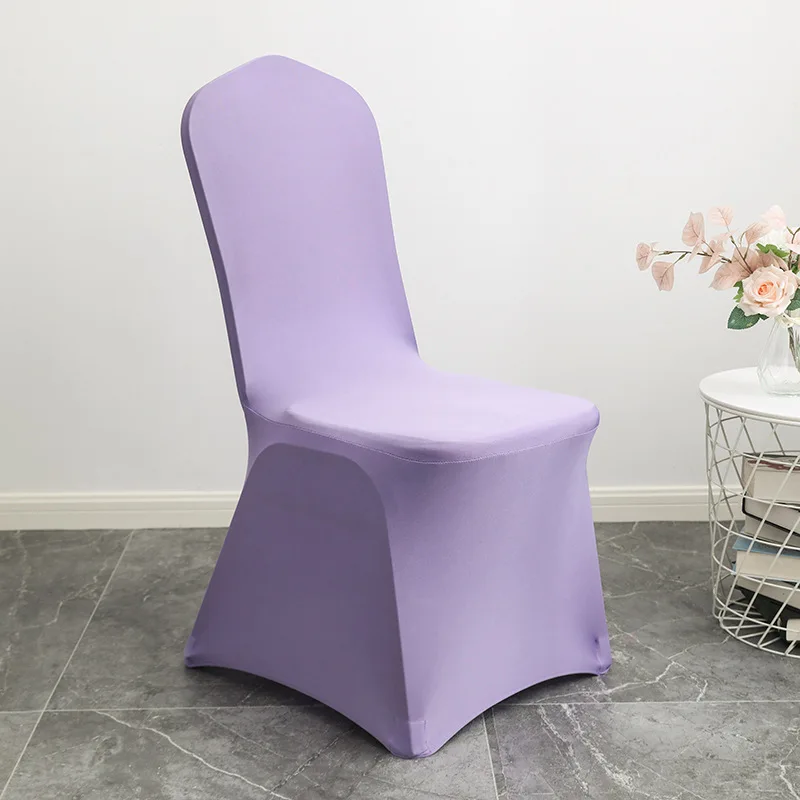 Factory Direct Supply High-end Polyester One-piece All-inclusive Chair Cover Elastic Chair Cover For Hotel Wedding Banquet