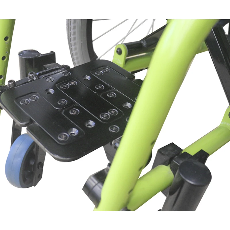 lightweight Aluminum Children Wheelchair Cheap Price Hot Sale adjustable footplate Height