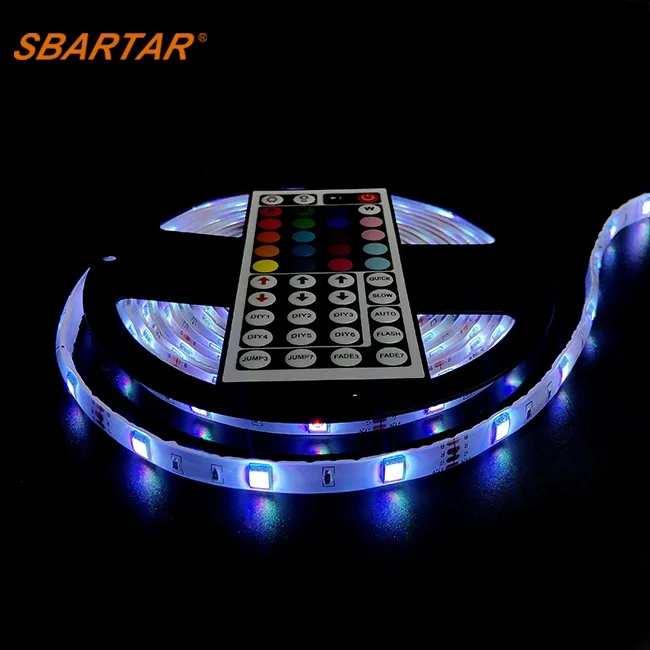LED Strip 5050 RGB LED Strip waterproof 150LEDs strong Adhesive Tape with 44 key remote for Ballroom Party Wedding Celebration