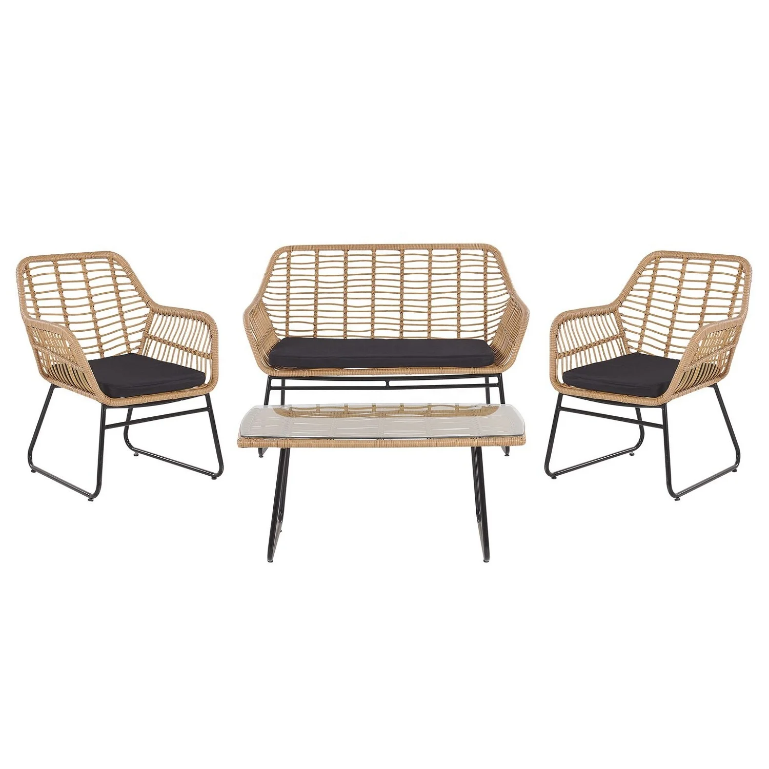 Вьетнам PE плетеный бамбуковый вид 4PC SET- BSCI FACTORY
