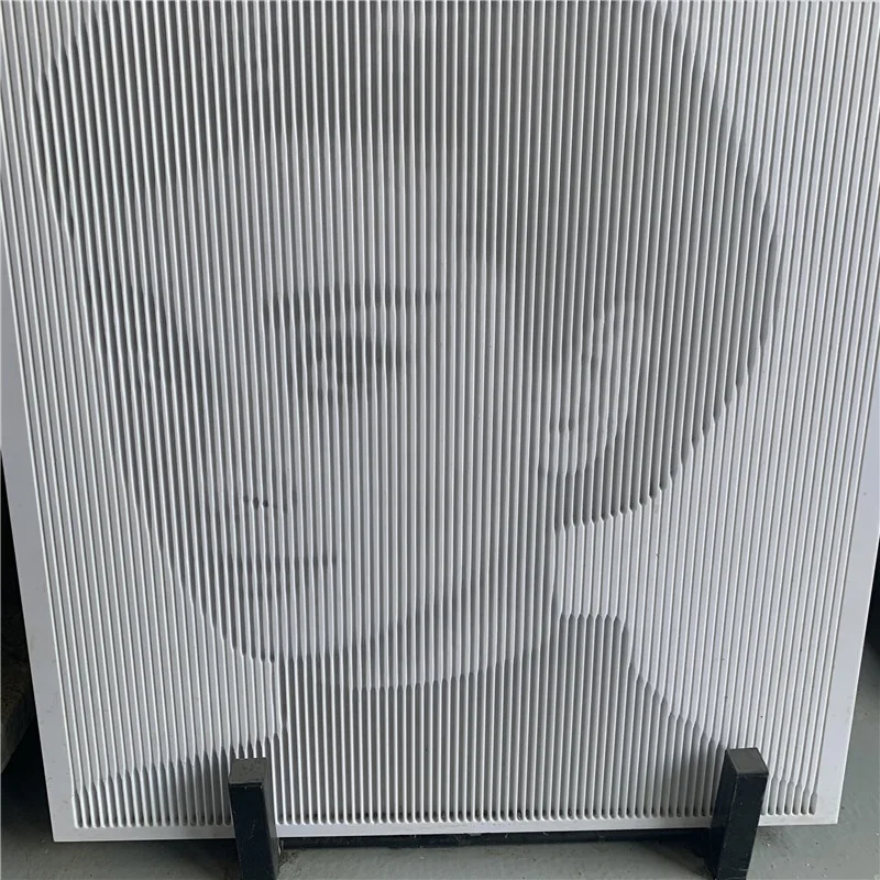 Custom Cnc Workshop Design Stone Tile 3d Wall Decor Cnc Carving Art Limestone for person