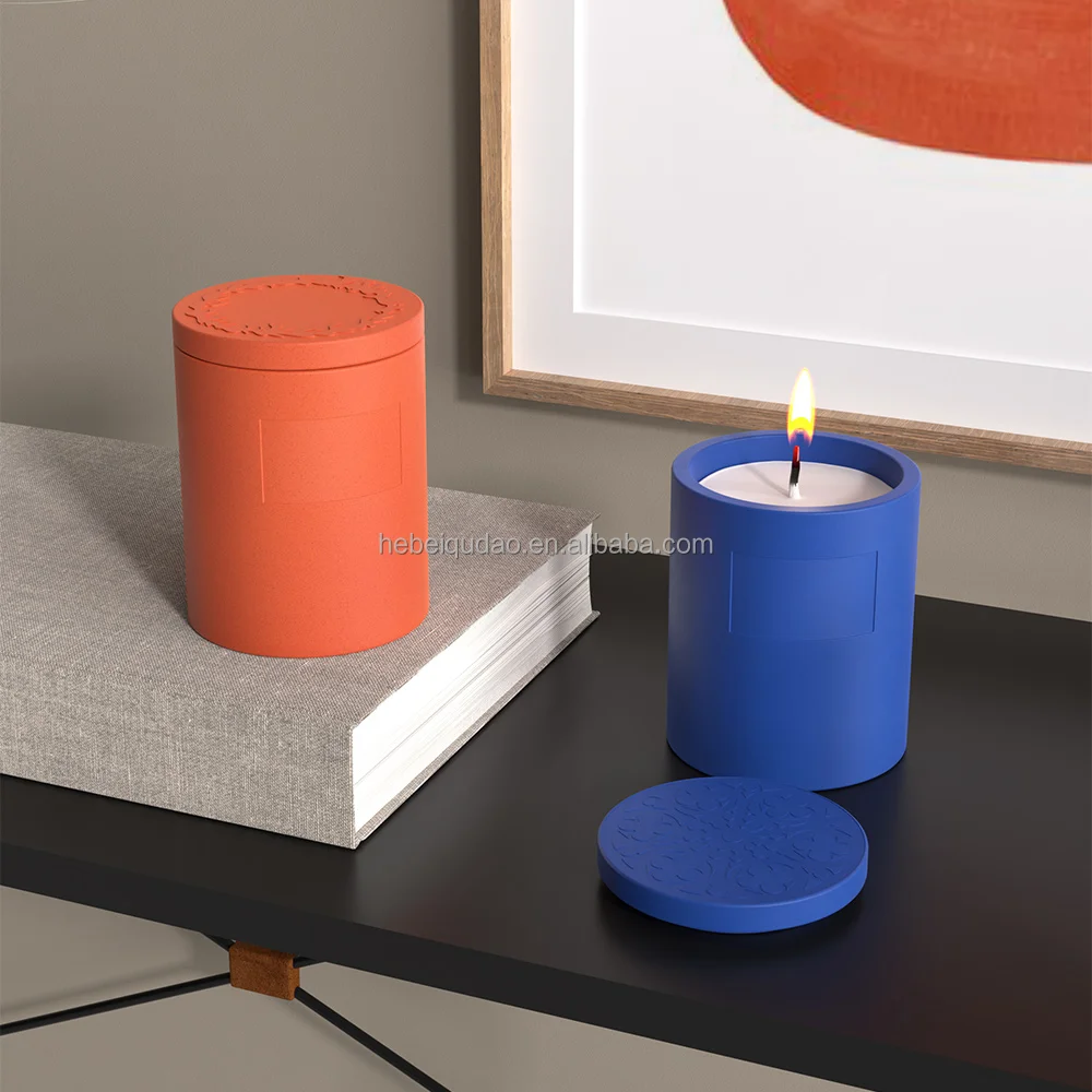 Wholesale Custom Empty Candle Jars Candle Vessel with Home Decoration Commercial Gift Candle Holders