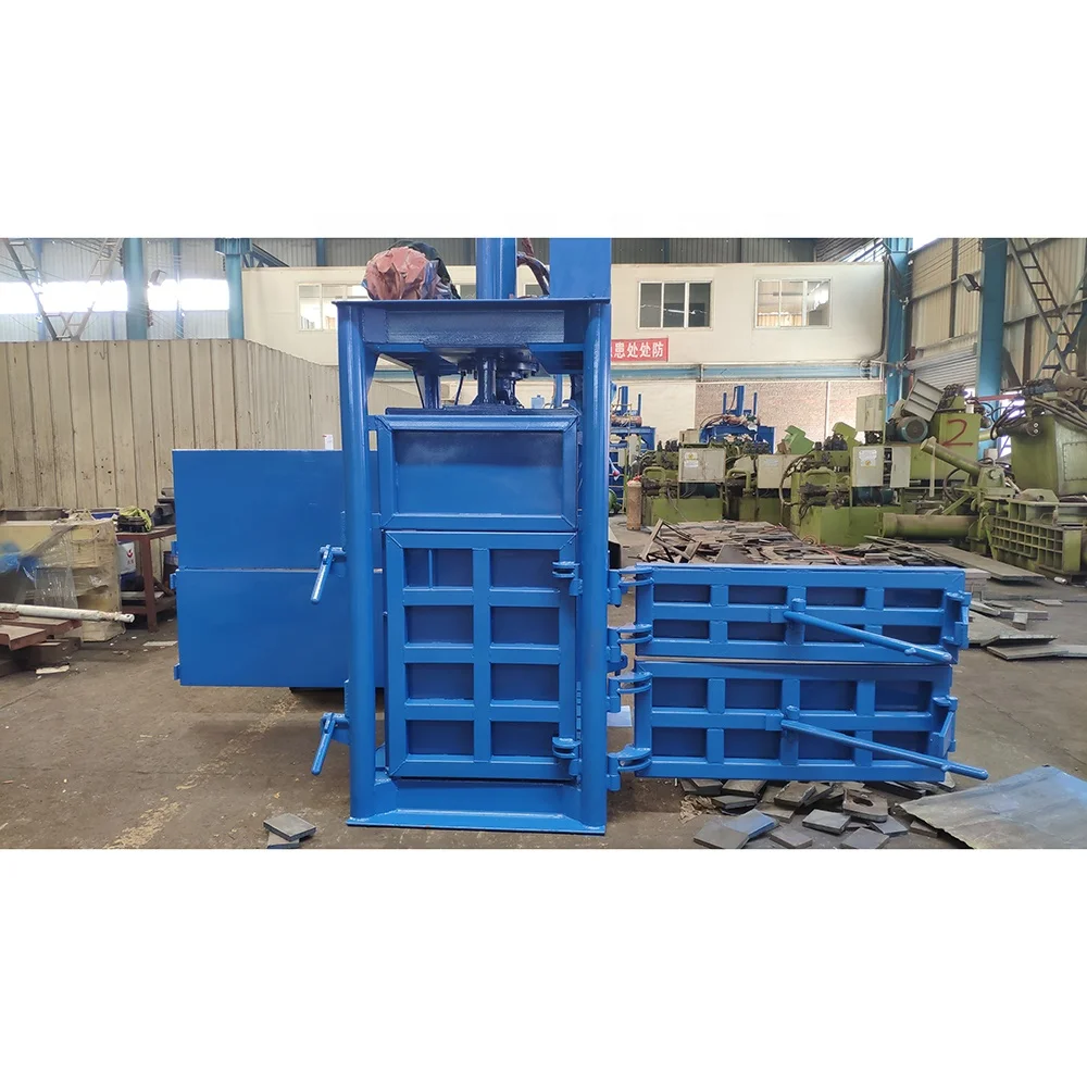 YJ-30 carton recycling used clothes baler machine compress