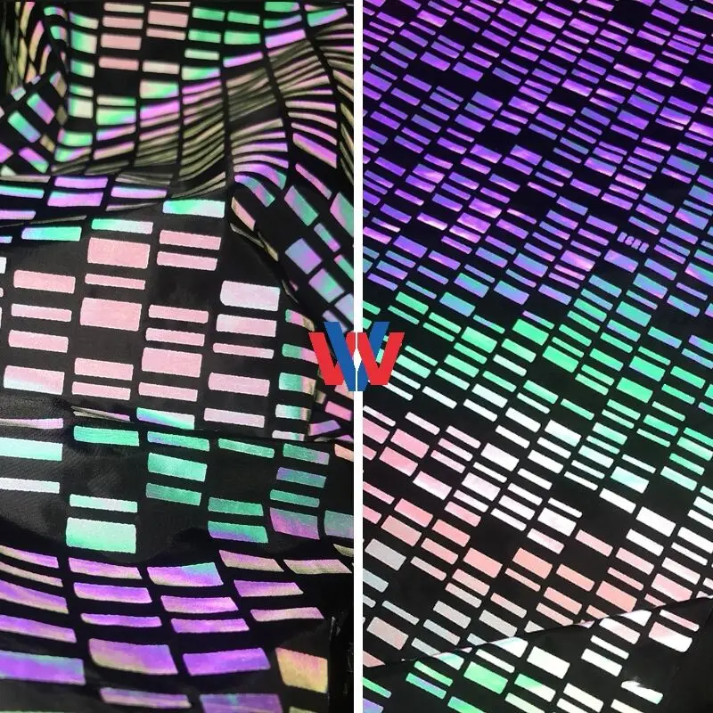 reflective print fabric  spider web printing reflective fabric spiderweb printed reflective fabric