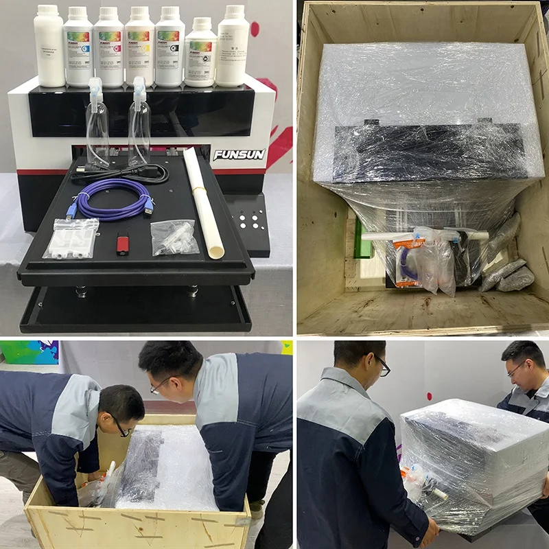 FUNSUN A3 Size Direct to Garment Tshirt T-shirt Sweater Printing Machine