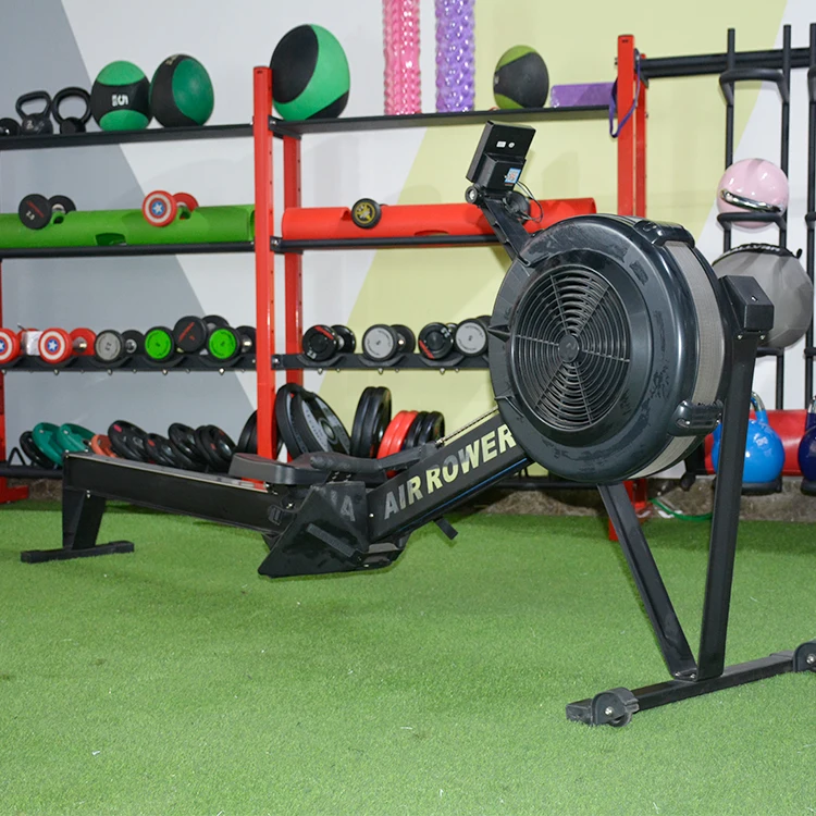 High Quality Fitness Commercial Gym Equipment Air Rower,indoor Hydraulic Rowing Machine Fitness