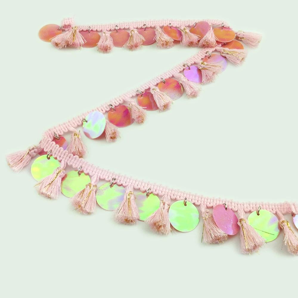 Прямая поставка с фабрики 2020, модная декоративная одежда с бахромой и блестками