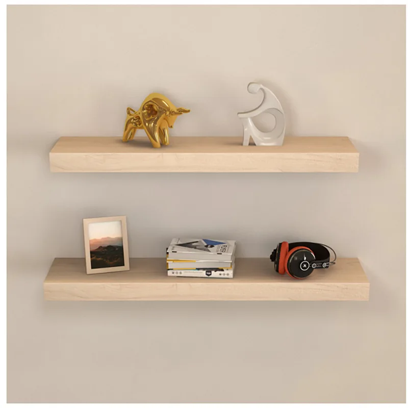 Custom Solid wooden morden floating shelf floating wall mounted shelves for wall