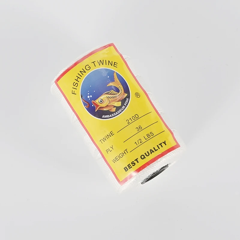 1/2LB Weight Colour Twine Multifilament Twine Polyester Twine For Fishing net