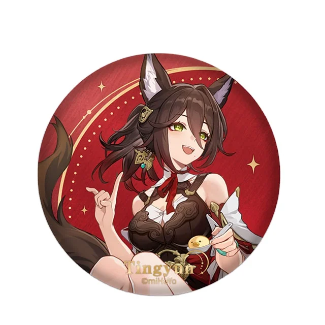 Fashionable Acrylic Badge Characters Honkai Star Rail Peripheral Anime Alloy Badge Brooch