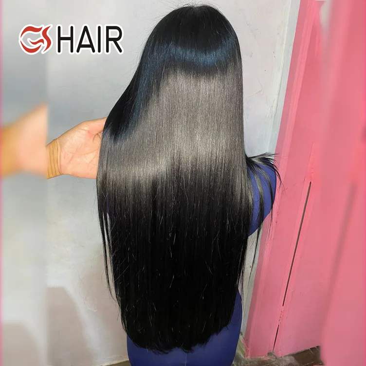 GS Factory Wholesale 150% Density Brazilian Human Hair Straight Lace Front Wig,Grade 10A Lace Wigs,Cheap Price Lace Frontal Wig