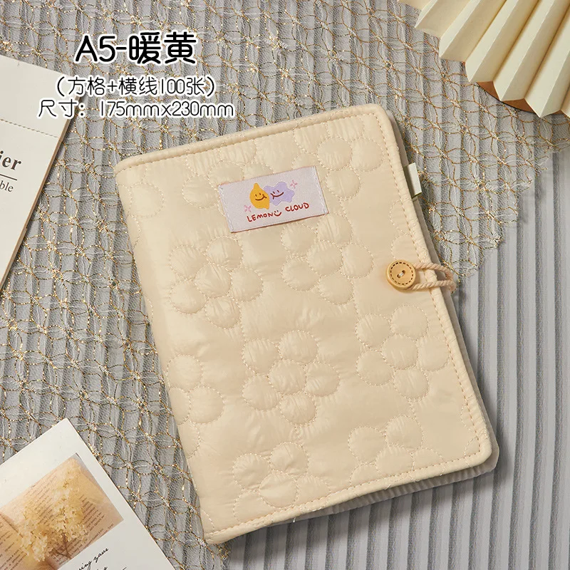 2024 new products High appearance level Girls Notebook Retro style American Hand book Fabric hand book