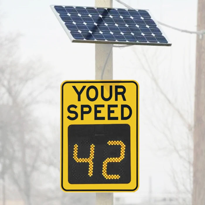 Custom hot sale good quality speed radar sign solar powered radar speed limit sign led display factory price for sale