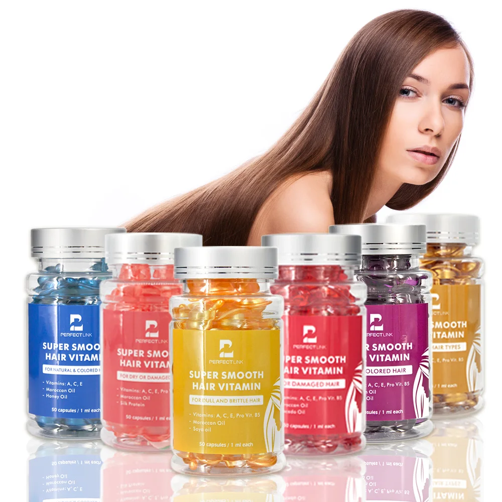 Private Label Hair Oil Loss Treatment Wholesale Hair Growth Capsule Vendor Huile Pour Cheveux  Black Women Hair Serum