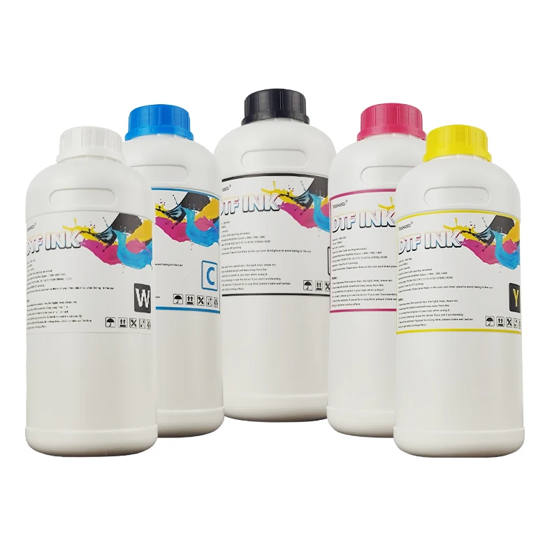 Dtf supplies film powder Eco-friendly waterproof sunproof DTF Ink for white ink printer dtf printer and hot melt powder PET film