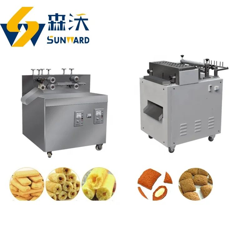 Full Automatic corn puffs snack processing line for snack food company