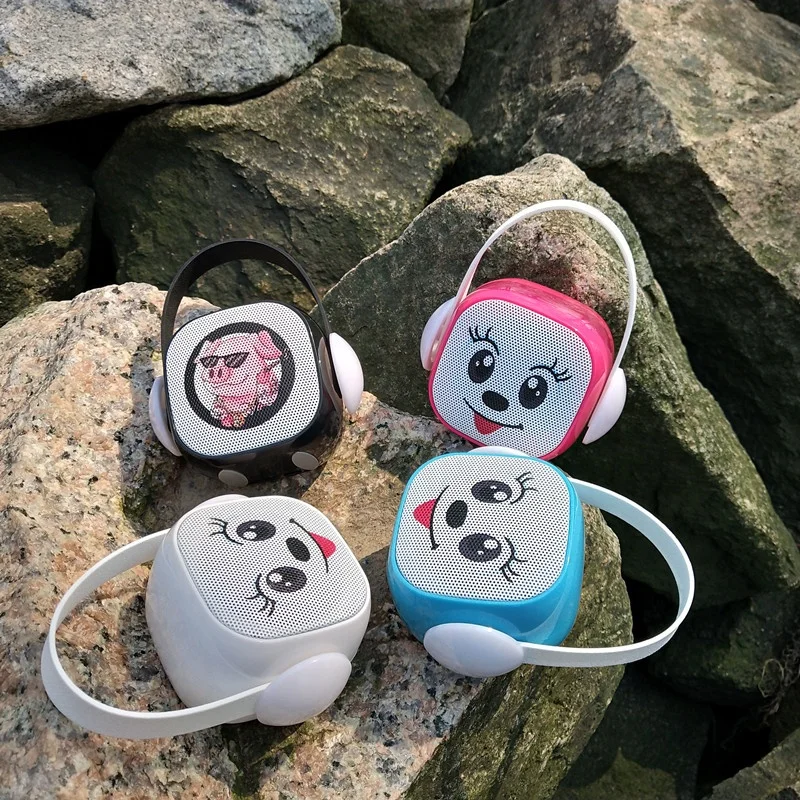 A12 hifi loudspeaker caixa de som boombox portable parlante portatil,bt speaker wireless,Cute cartoon Blue tooh speaker outdoor