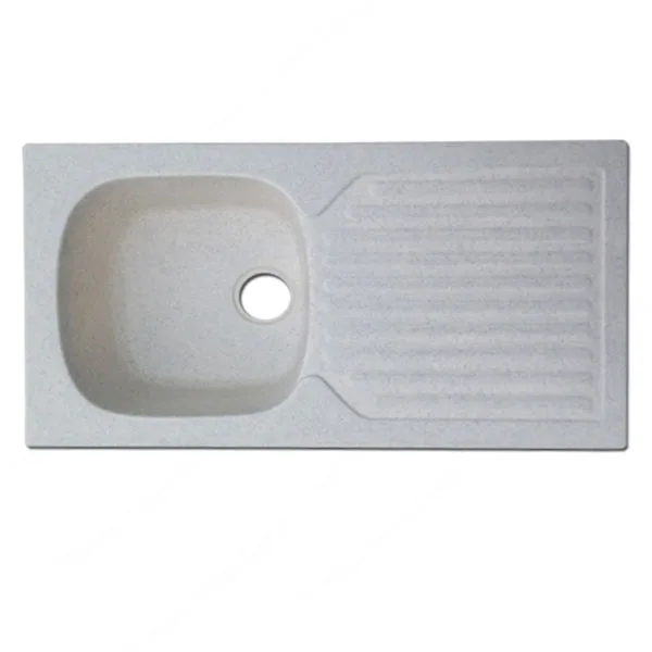 Single Undermount Acrylic Rectangular Vessel Wash Basin Kichen Sink