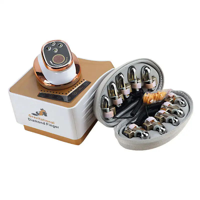 Beauty Body Infrared Massager Microcurrent Golden magic Finger RF EMS Face Lifting Diamond Ten Fingers with Trader