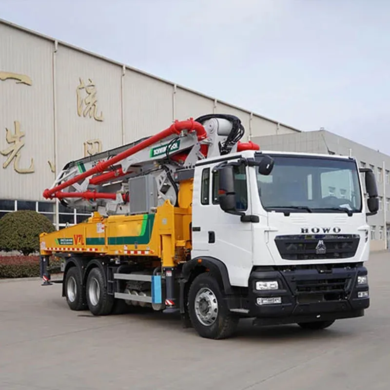 Top Brand Official 37m Truck Mounted Concrete Boom Mixer Pump HB37V Mobile Concrete Pump Car for Sale
