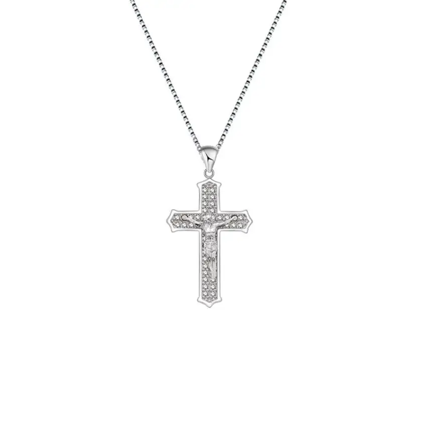 925 sterling silver cross pendant jewelry india #crosspendant