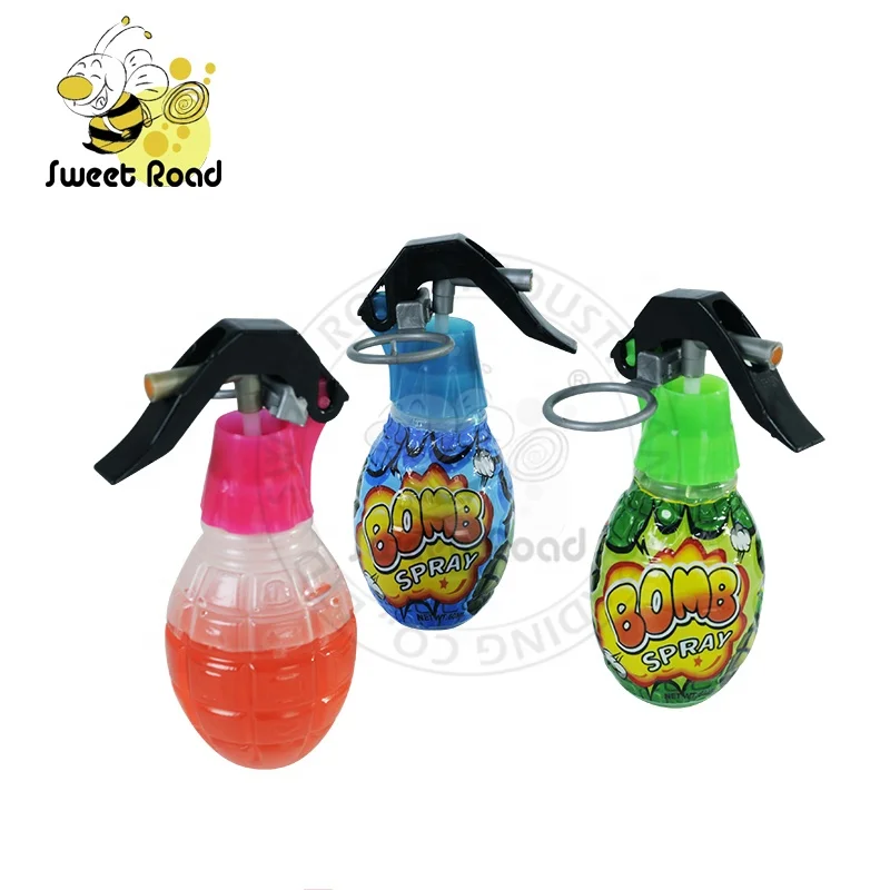 Fruit flavor grenade sweet spray liquid candy