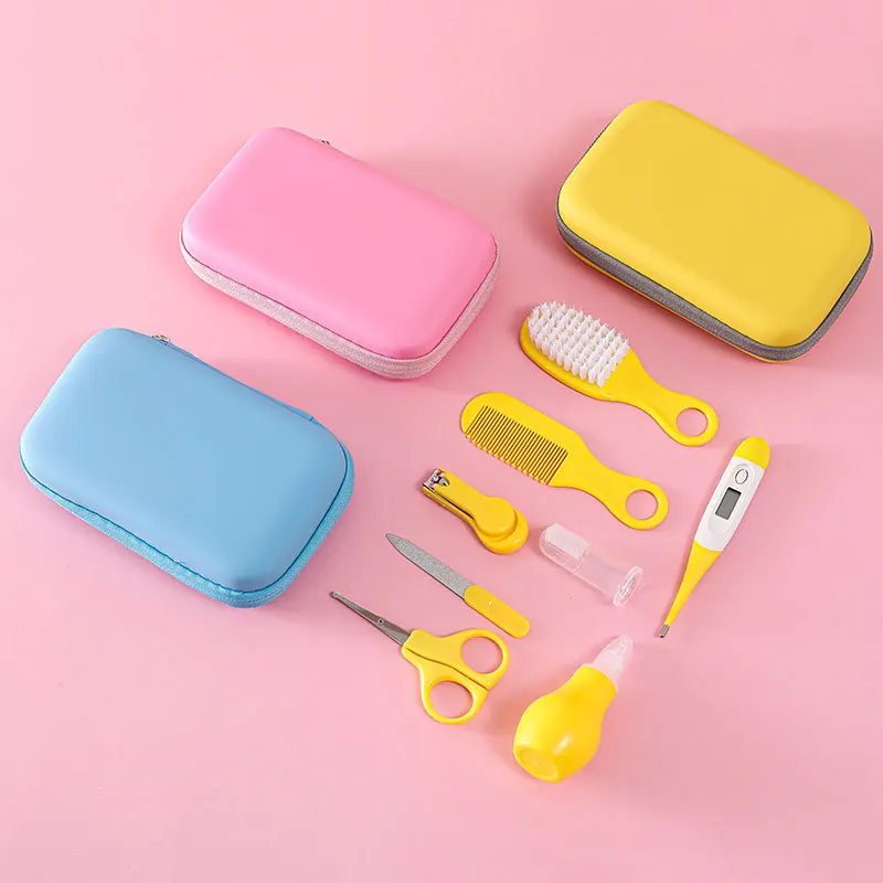 Wholesale Baby Nail Cutter Kit 8pcs Newborn baby Safe Body Care Manicure Set