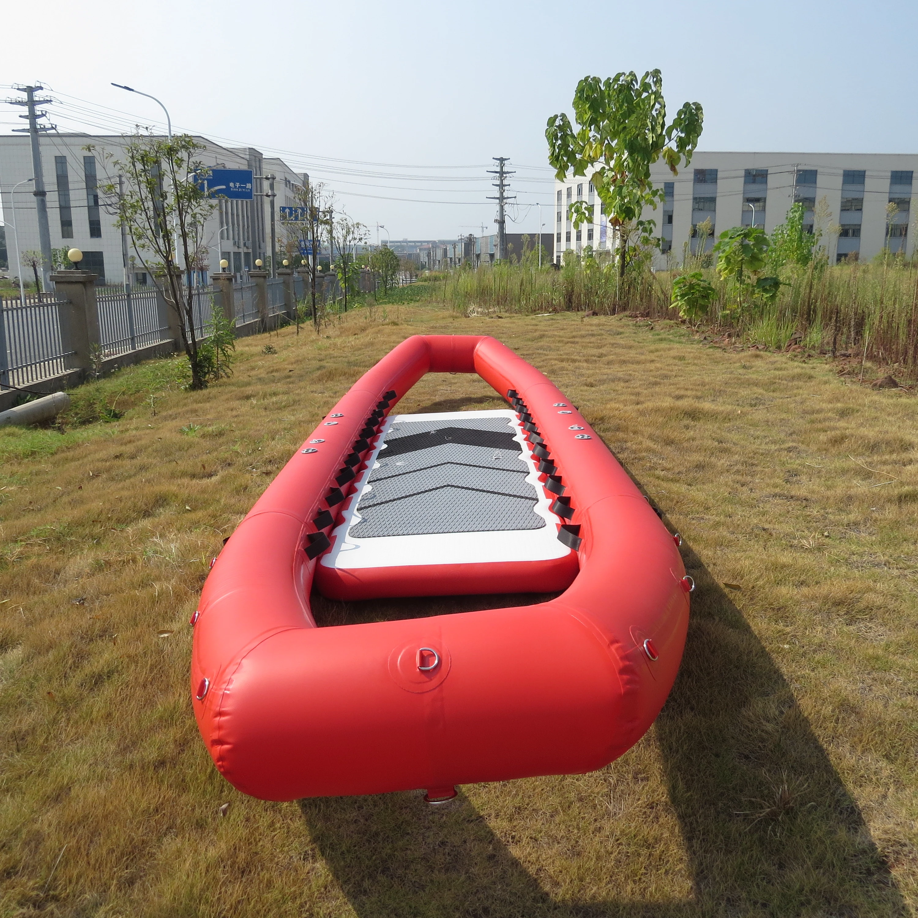Inflatable Boat Whitewater PVC Hypalon Material Inflatable Drifting Boat Lifeboat Rescue Raft Boat