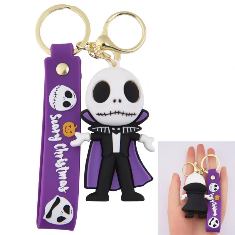 Wholesale New Promotional 3d Rubber pendant keyring backpack decor key chain anime keychain